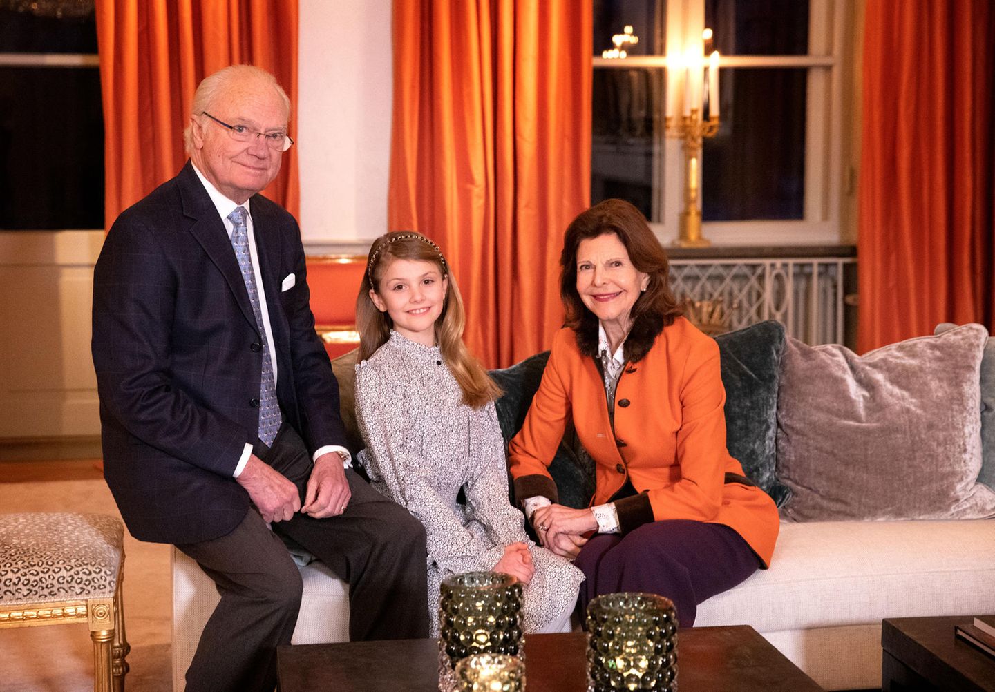 Schhweden Royals: König Carl Gustaf, Prinzessin Estelle, Königin Silvia
