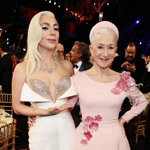 Lady Gaga und Helen Mirren auf den SAG Awards.