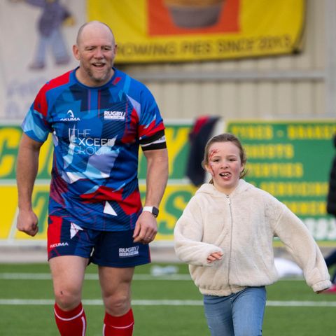 Mike Tindall und Tochter Mia