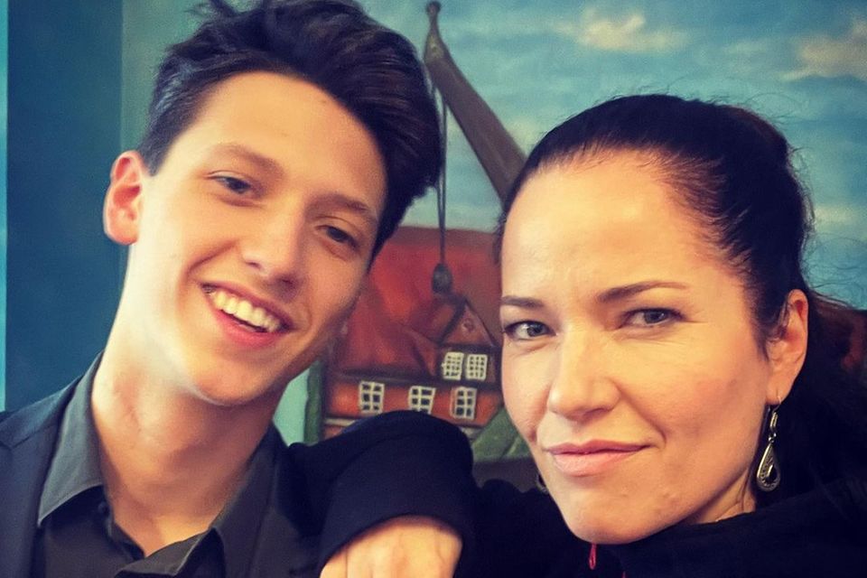 Katja Frenzel-Röhl mit Sohn