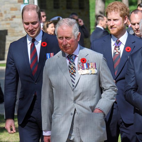 Prinz William, Prinz Charles und Prinz Harry