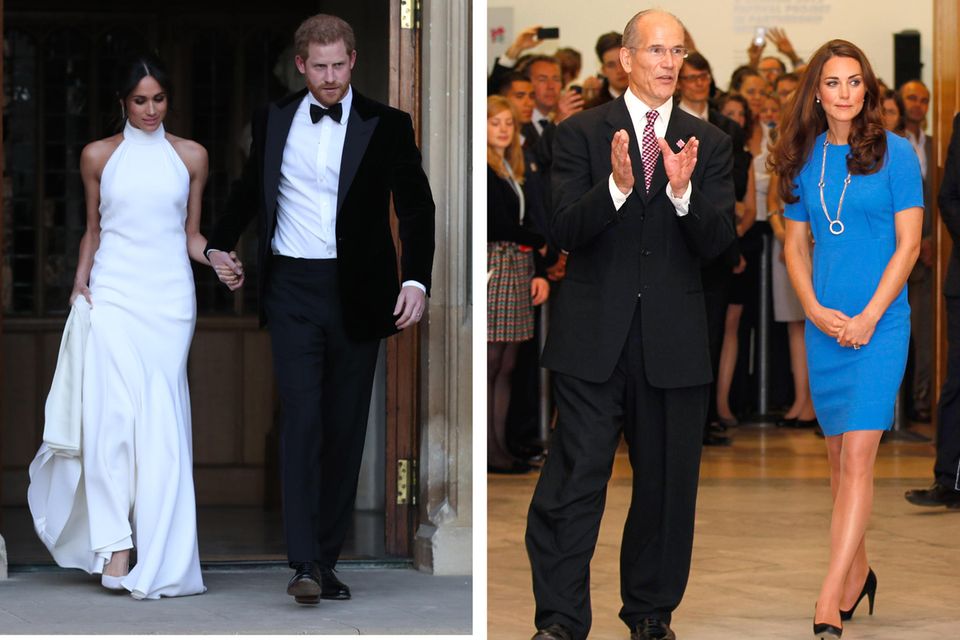 Herzogin Meghan ließ ihr zweites Hochzeitskleid von Stella McCartney designen. 