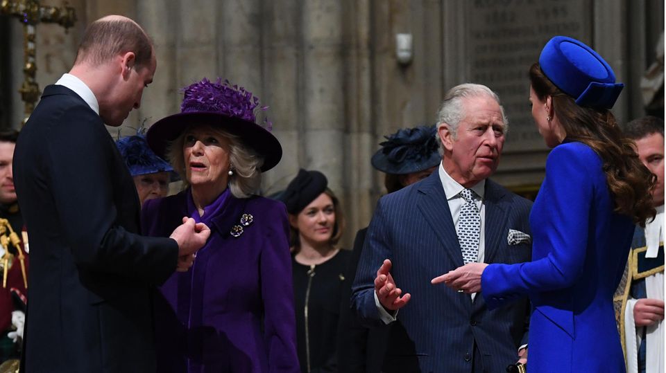 Prinz William, Herzogin Camilla, Prinz Charles und Herzogin Catherine