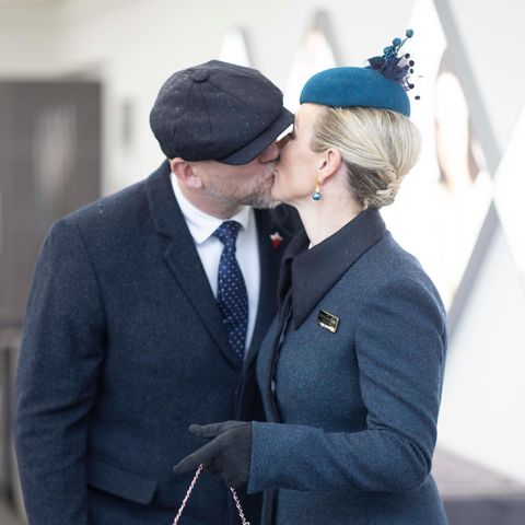 So verliebt! Mike und Zara Tindall beim Cheltenham Festival am 16. März 2022.