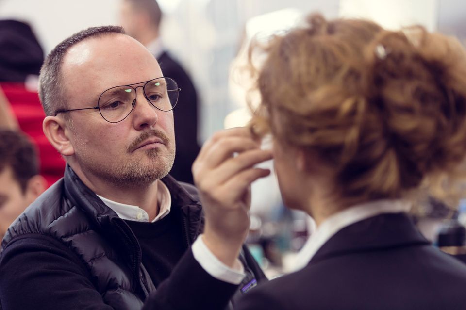 Dior Make-up-Artist Peter Philips in seinem Element.