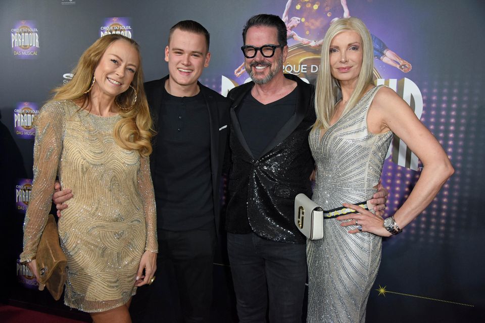 Marc Terenzi + Jenny Elvers: Jenny Elvers, Paul Jolig, Alex Jolig und Britt Jolig-Heinz Jenny Elvers, Paul Jolig, Alex Jolig und Britt Jolig-Heinz