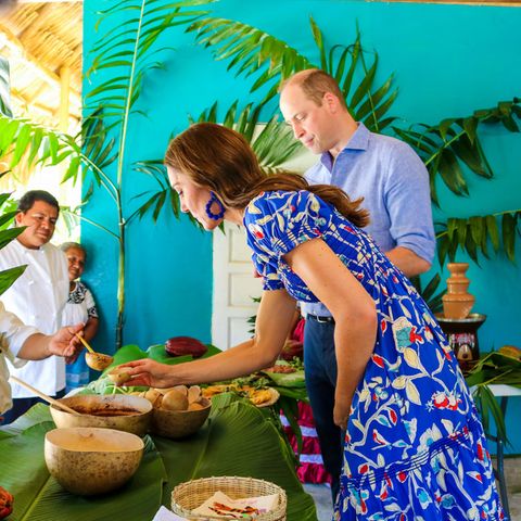 Herzogin Catherine und Prinz William bei ihrem Besuch in Belize