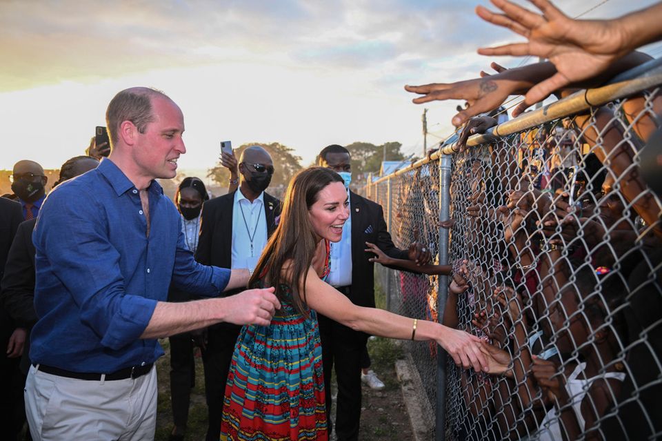 Prinz William und Herzogin Catherine in Kingston, Jamaika Prinz William und Herzogin Catherine in Kingston, Jamaika