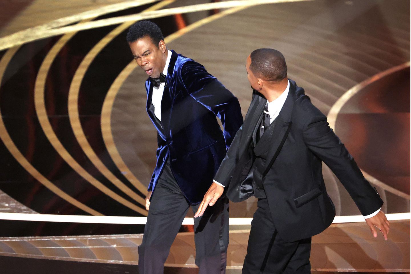 Chris Rock und Will Smith bei der Oscarverleihung 2022