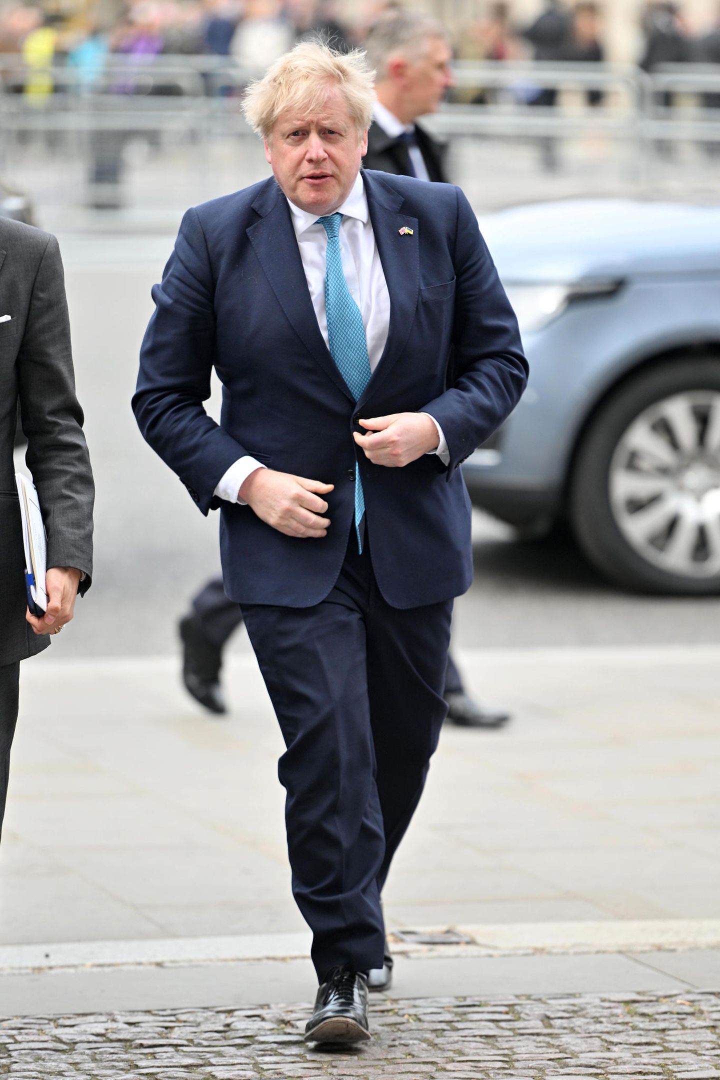 Boris Johnson bei der Gedenkfeier für Prinz Philip