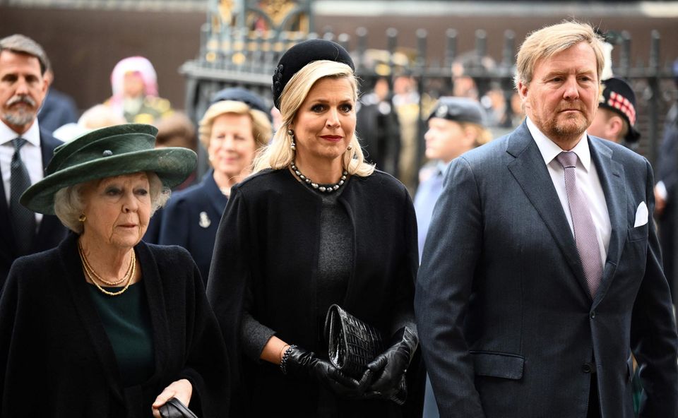 Ankunft Prinzessin Beatrix sowie Königin Máxima und König Willem-Alexander der Niederlande