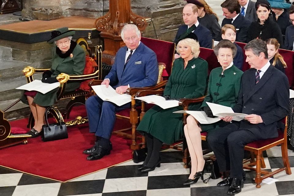 Queen Elizabeth beim Gedenkgottesdienst