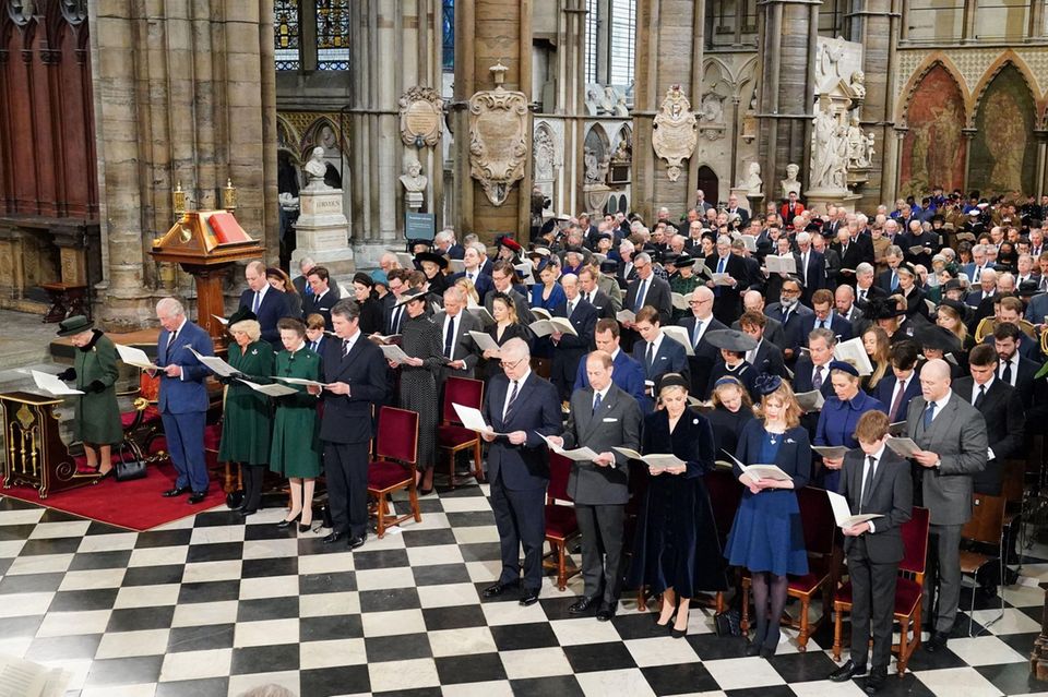 Prinz Andrew: Der Gedenkgottesdienst zu Ehren von Prinz Philip am 29. März 2022 Der Gedenkgottesdienst zu Ehren von Prinz Philip am 29. März 2022