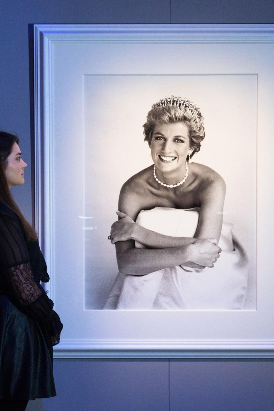 Das berühmte Foto von Prinzessin Diana wurde im 2016 in London ausgestellt.