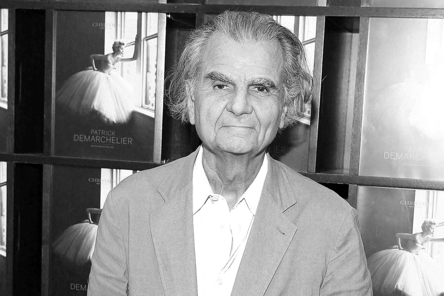 Patrick Demarchelier bei einer Ausstellung in New York.
