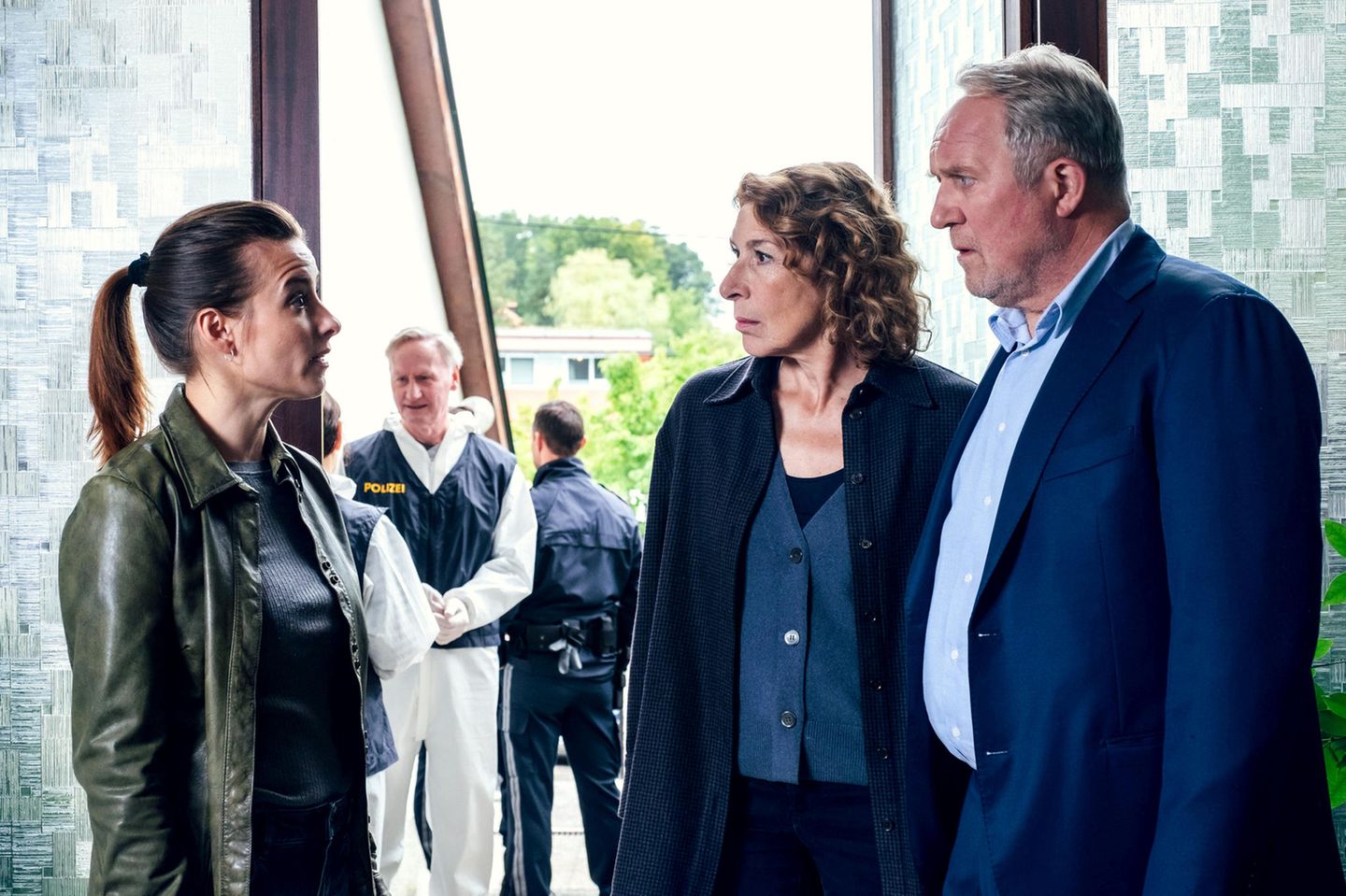 "Tatort": Christina Scherrer (Meret Schande), Adele Neuhauser (Bibi Fellner), Harald Krassnitzer (Moritz Eisner)