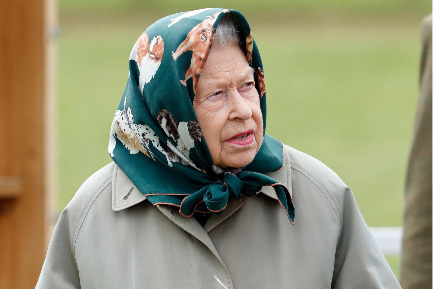 Queen Elizabeth bei der Royal Windsor Horse Show am 4. Juli 2021.