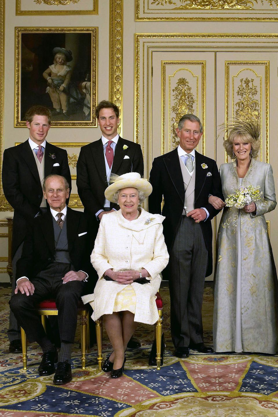 Foto del matrimonio del principe Carlo e della duchessa Camilla nel 2005