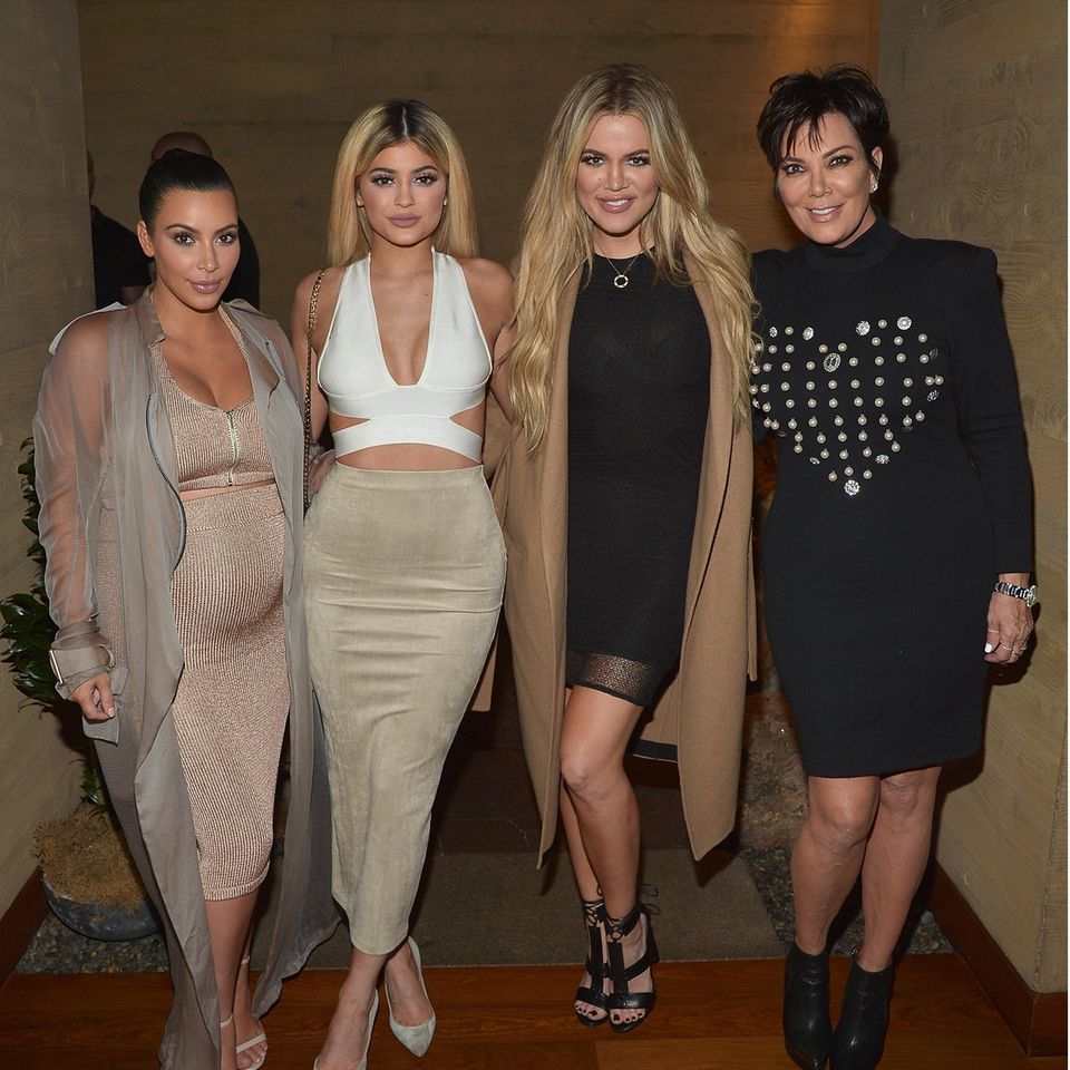 Kim Kardashian, Kylie Jenner, Khloé Kardashian und Kris Jenner
