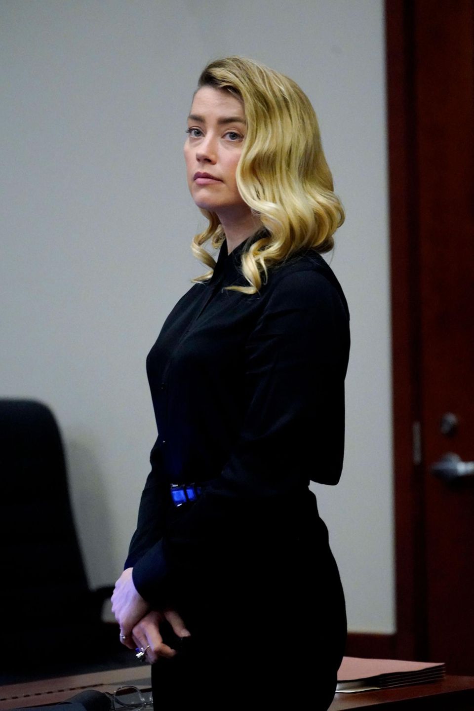 Amber Heard am 18. April 2022 in einem Gericht im US-Bundesstaat Virginia.