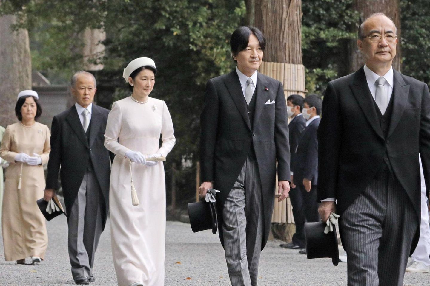 Kronprinzessin Kiko und Kronprinz Fumihito von Japan