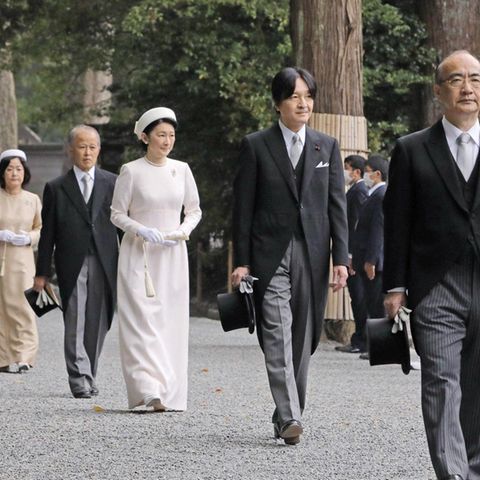 Kronprinzessin Kiko und Kronprinz Fumihito von Japan