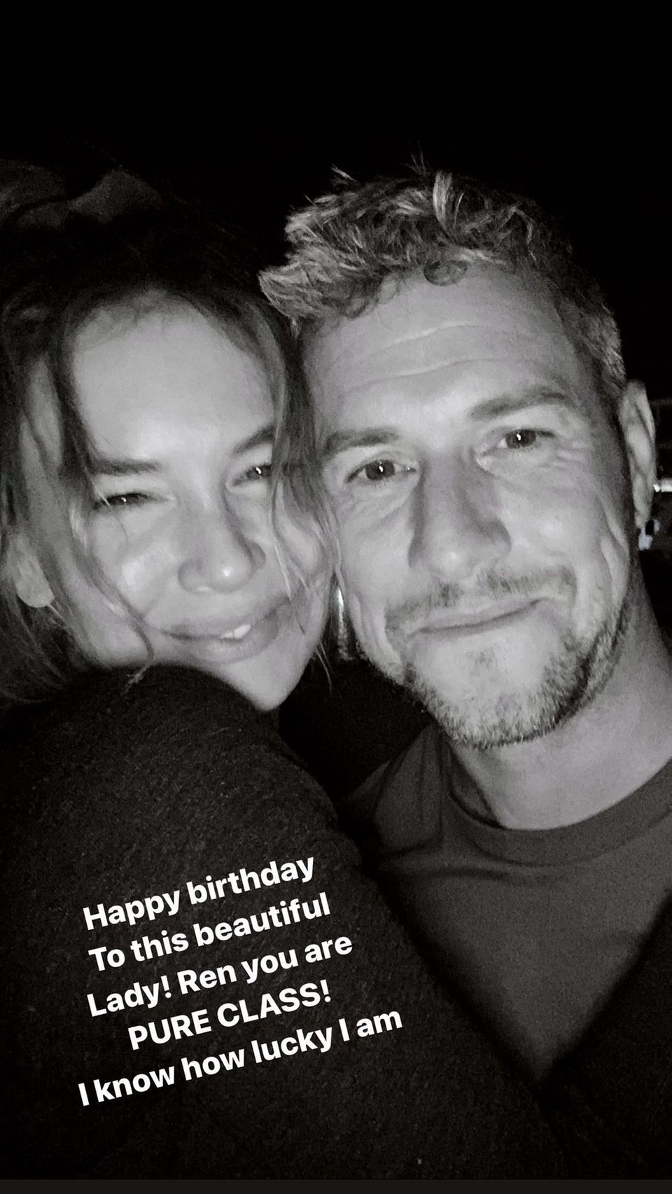 Ant Anstead sendet seiner Liebsten Renée Zellweger Geburtstagsgrüße via Instagram.