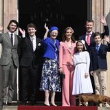 Prinz Joachim und Prinzessin Marie mit ihren Kindern bei Prinzessin Isabellas Konfirmation
