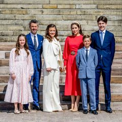 Prinz Frederik, Prinzessin Mary, Prinzessin Isabellas Konfirmation, Familienfoto