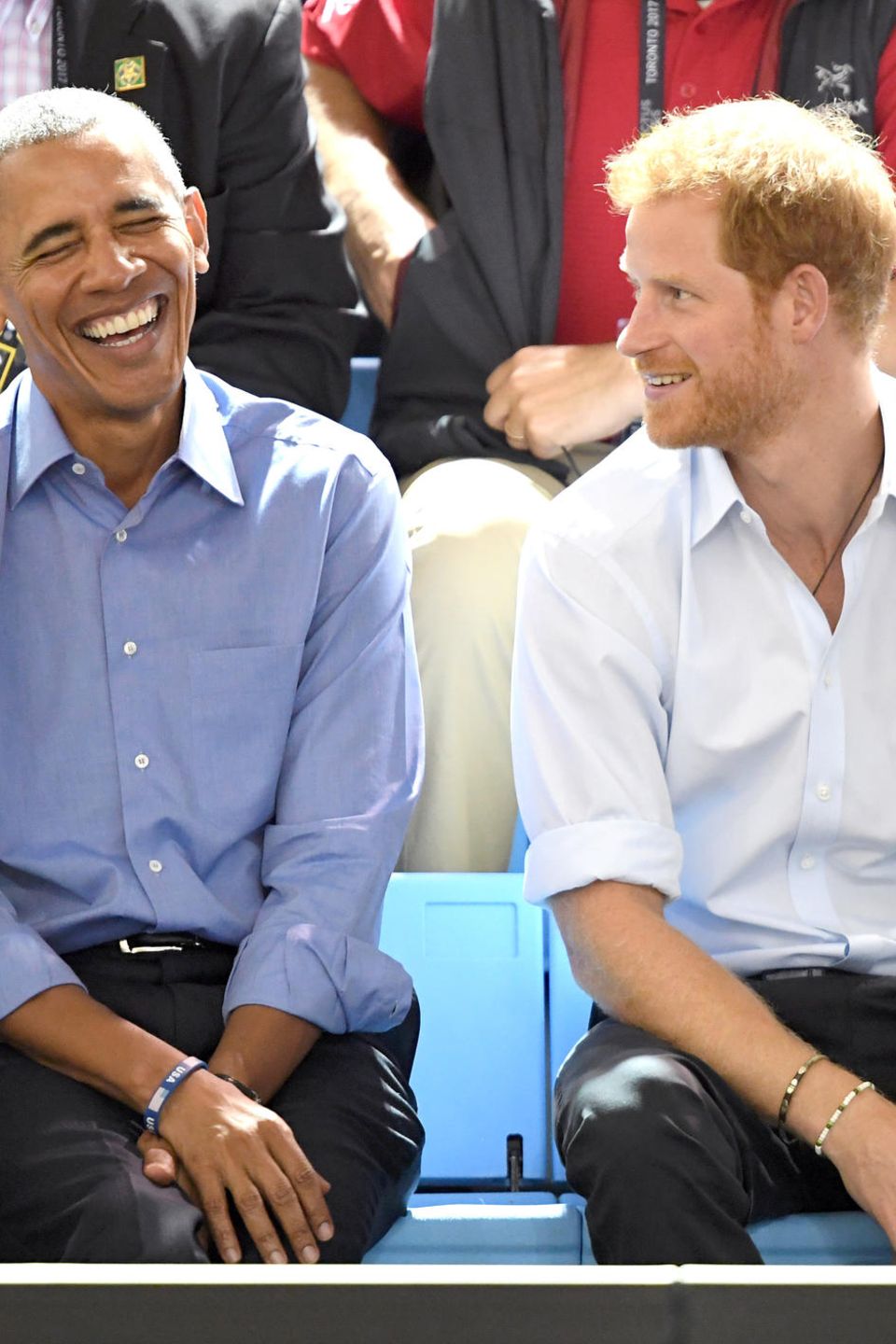 Barack Obama und Prinz Harry Barack Obama und Prinz Harry