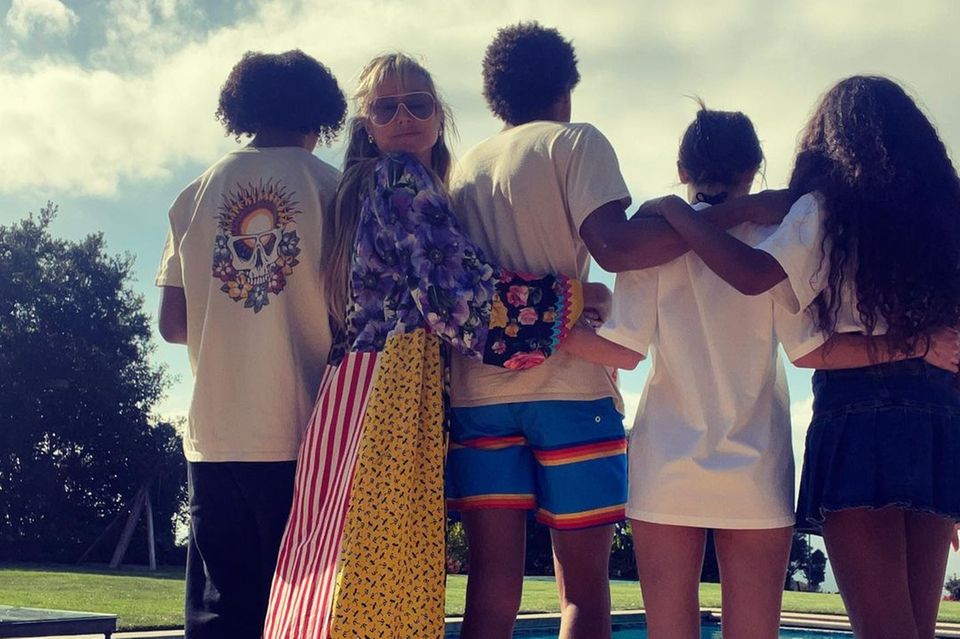 Heidi Klum und ihre vier Kinder