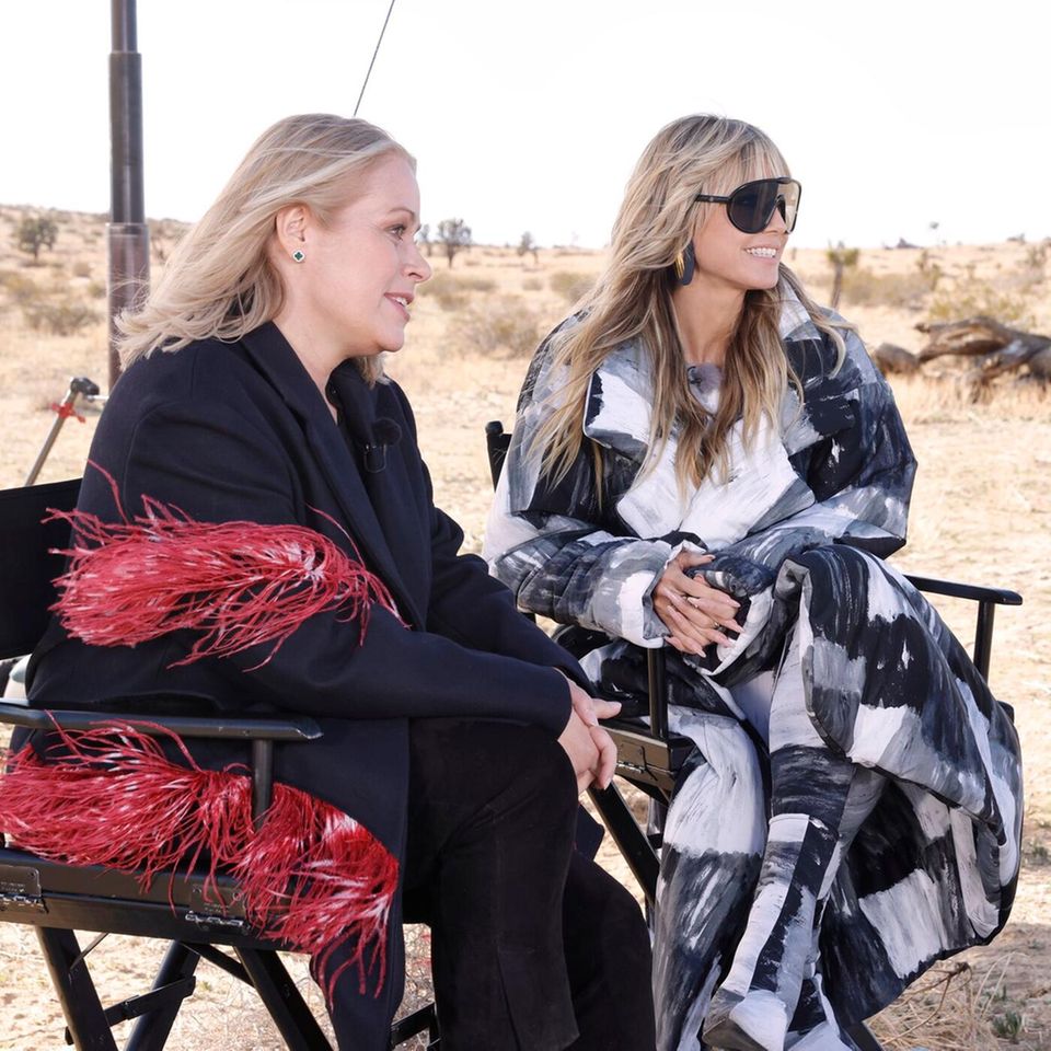 Kerstin Schneider und Heidi Klum