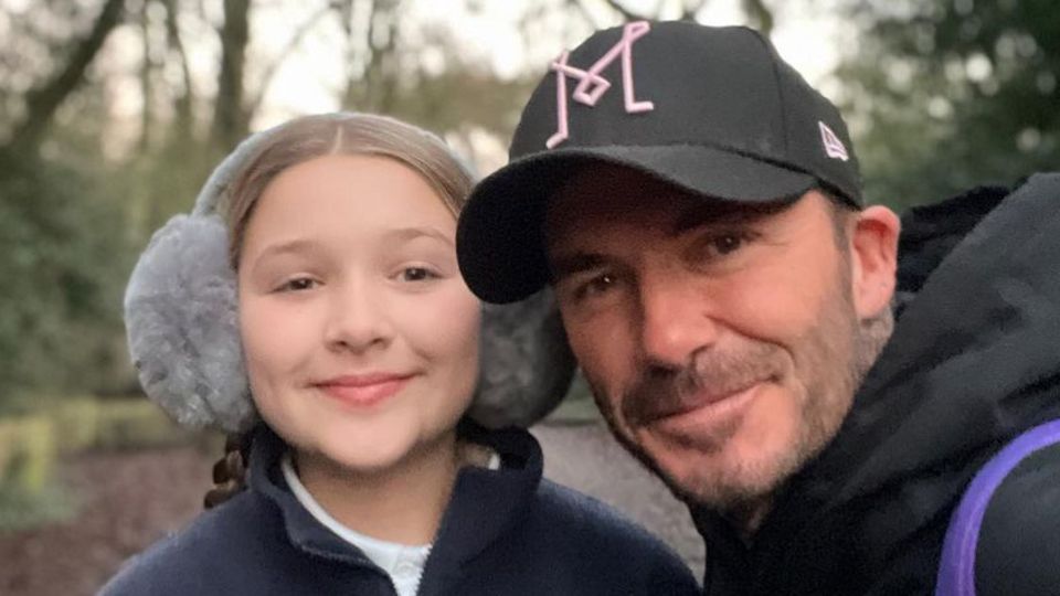 David Beckham + Harper
