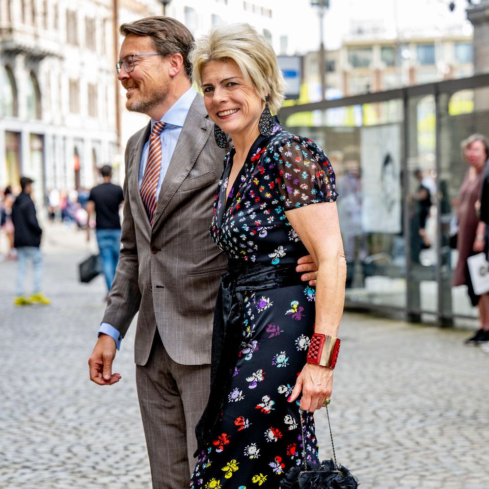 Prinz Constantijn und Prinzessin Laurentien in Amsterdam.