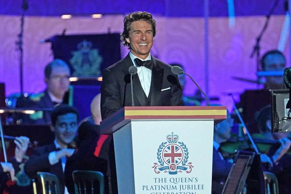 Tom Cruise bei dem Event "A Gallop Through History" anlässlich des Platin-Jubiläums der Queen auf Schloss Windsor am 15. Mai 2022.