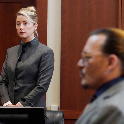 Amber Heard und Johnny Depp vor Gericht in Fairfax, Virginia