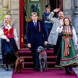 Norwegen Royals beim Nationalfeiertag