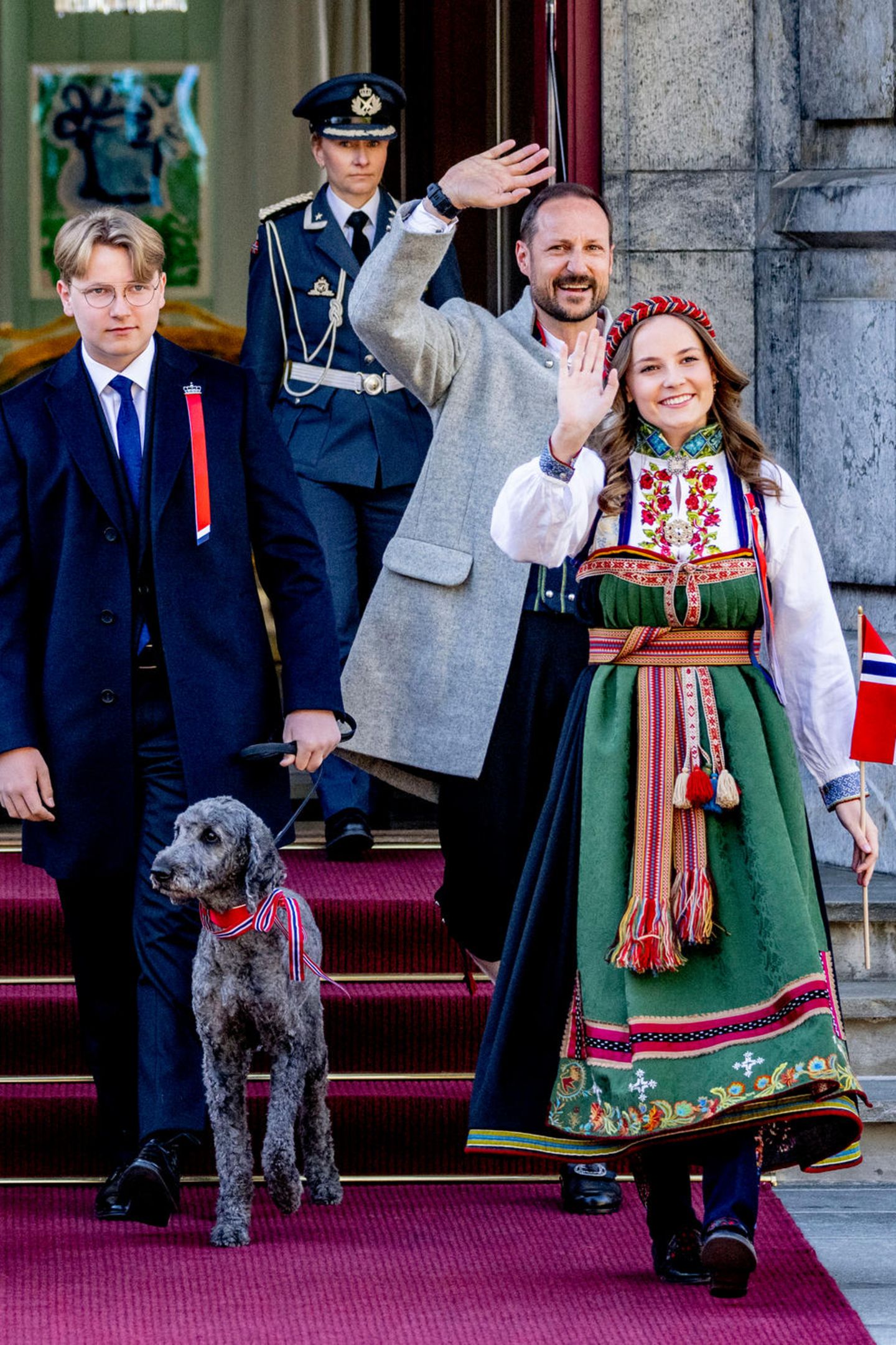 Norwegen Royals beim Nationalfeiertag