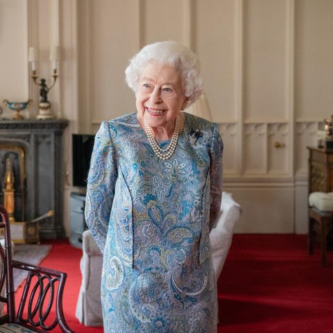 Queen Elizabeth auf Schloss Windsor