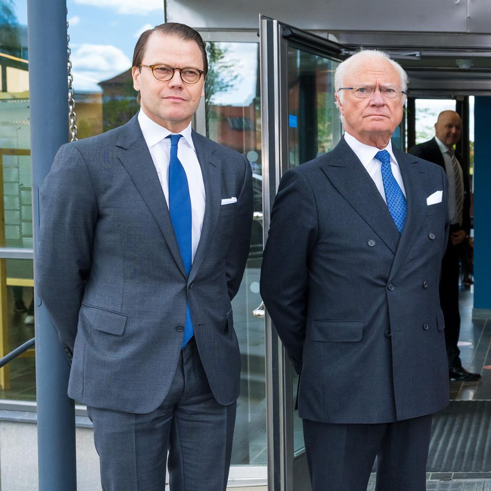 Prinz Daniel und König Carl Gustaf bei einem seltenen gemeinsamen Termin