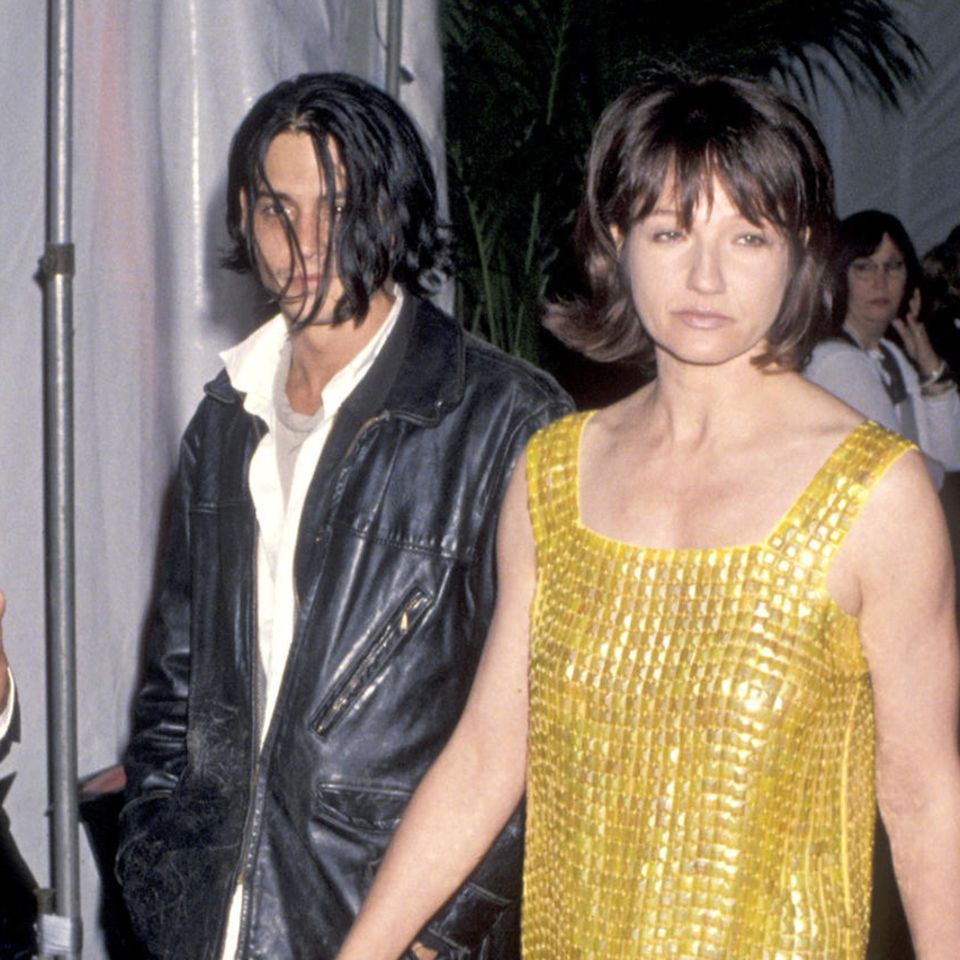 Johnny Depp und Ellen Barkin 1994