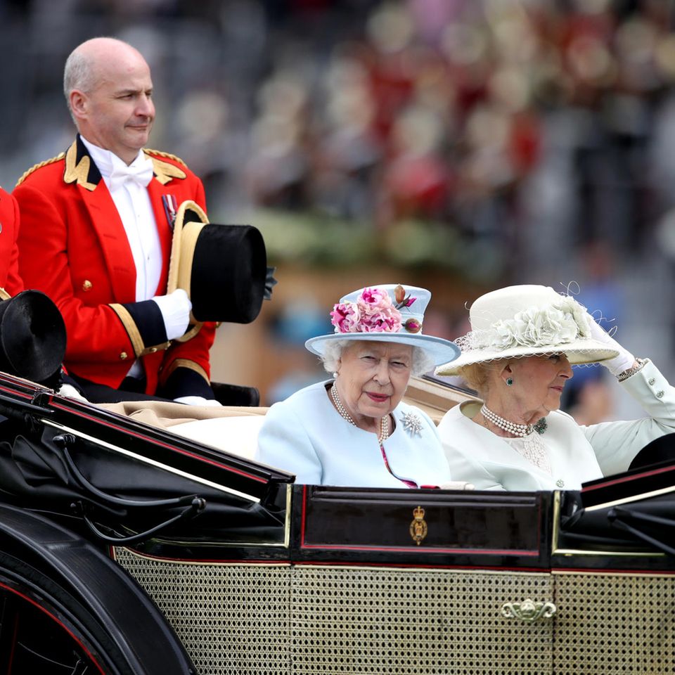 Queen Elizabeth und Prinzessin Alexandra beim Royal Ascot 2018