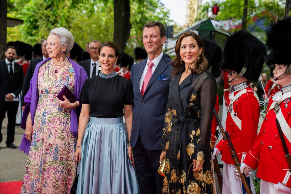 La principessa Benedikte, la principessa Marie, il principe Joachim e la principessa Mary
