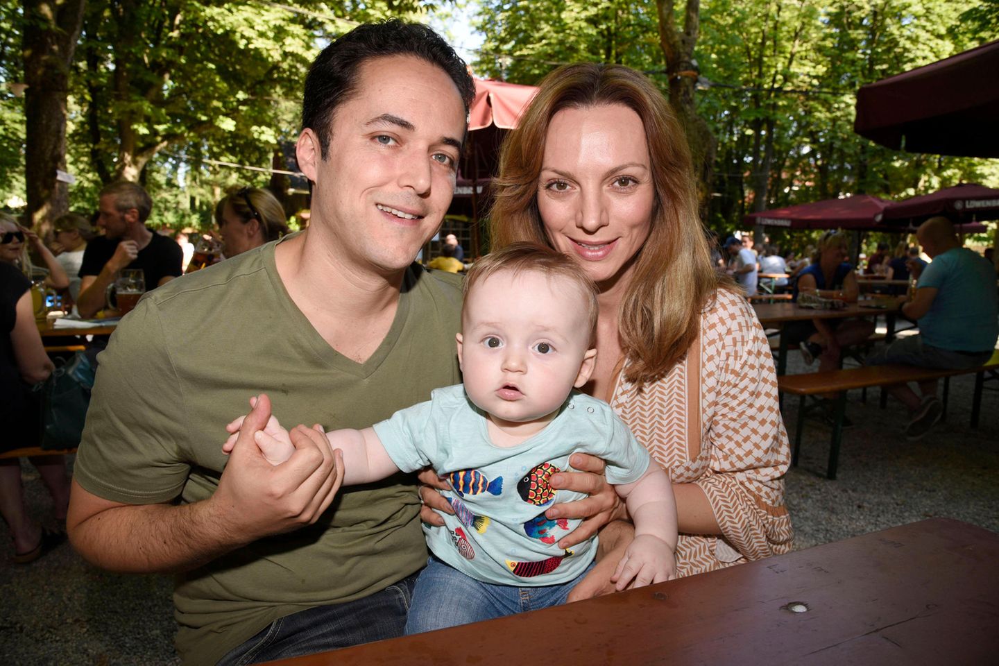 Viola Wedekind con il marito Michael Fischer e il figlio PhilosFuture Image