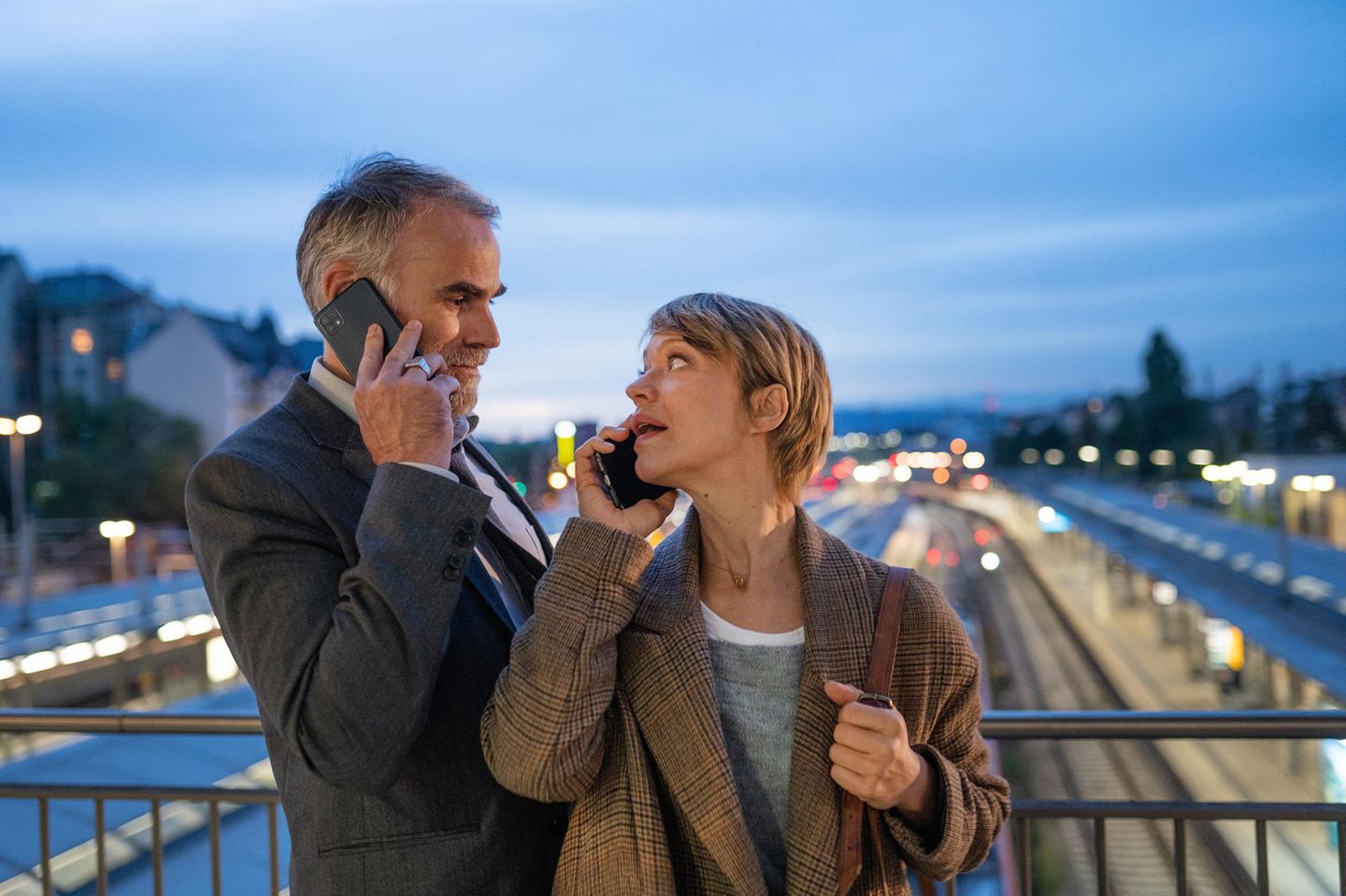 "Tatort": Martin Rascher (Sebastian Blomberg) und Ellen Berlinger (Heike Makatsch)