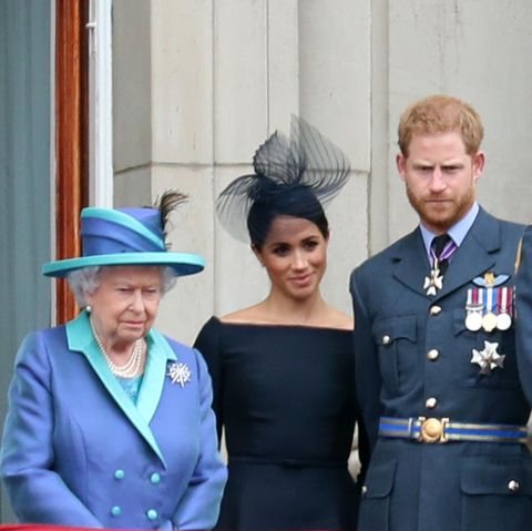 Queen Elizabeth, Herzogin Meghan und Prinz Harry