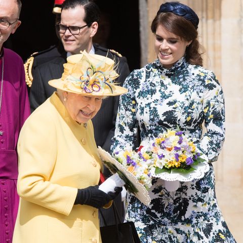 Queen Elizabeth und Prinzessin Eugenie