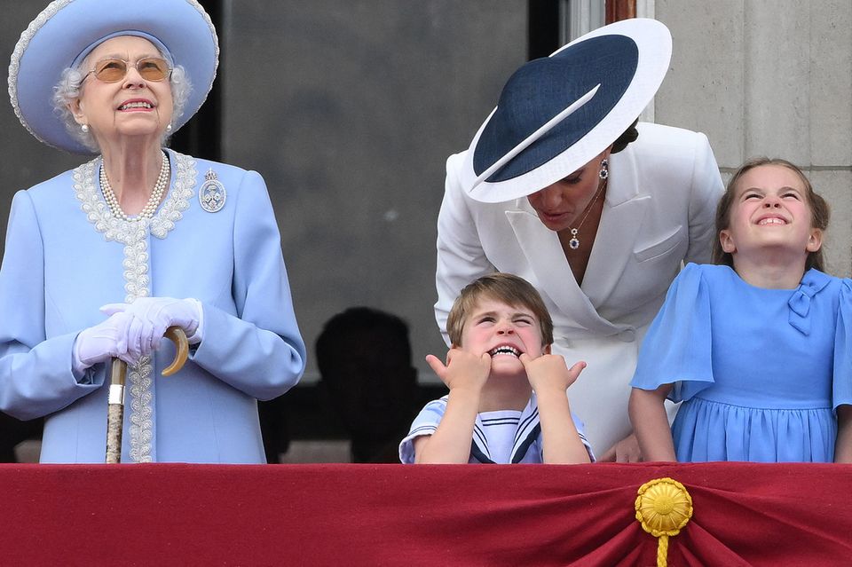 Herzogin Catherine spricht ein Machtwort mit ihrem Sohn Prinz Louis.