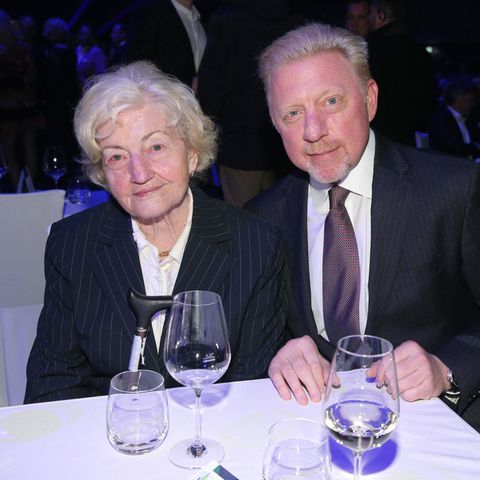 Boris Becker mit seiner Mutter Elvira