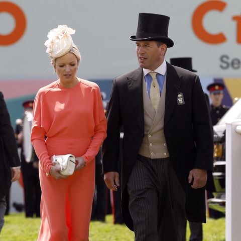 Lindsay Wallace und Peter Phillips beim Epsom Derby am 4. Juni 2022.